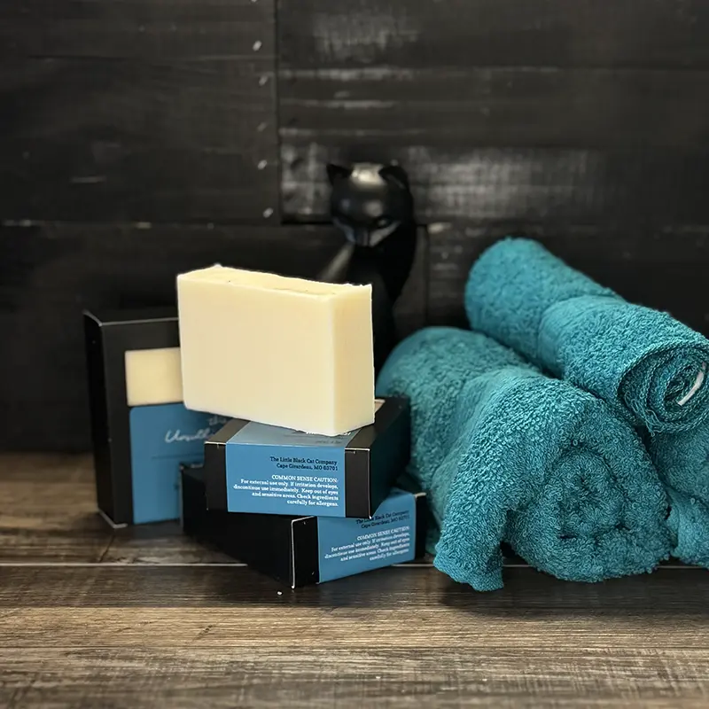 a creamy white soap bar